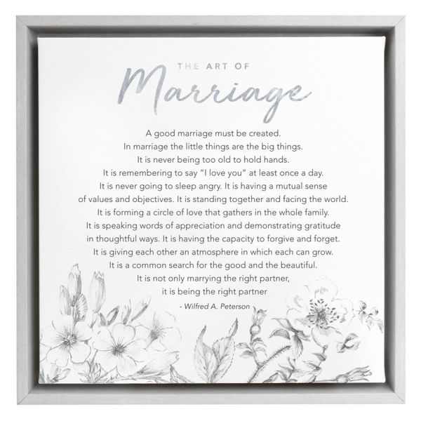 Picture of Art Of Marriage Framed Canvas