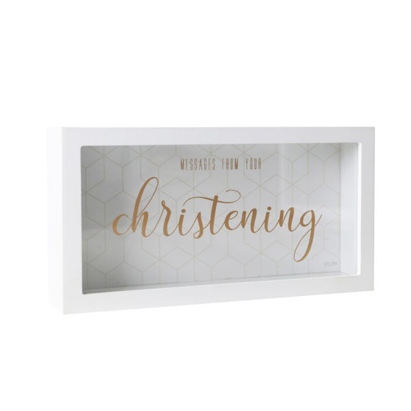 Picture of Christening Message Box