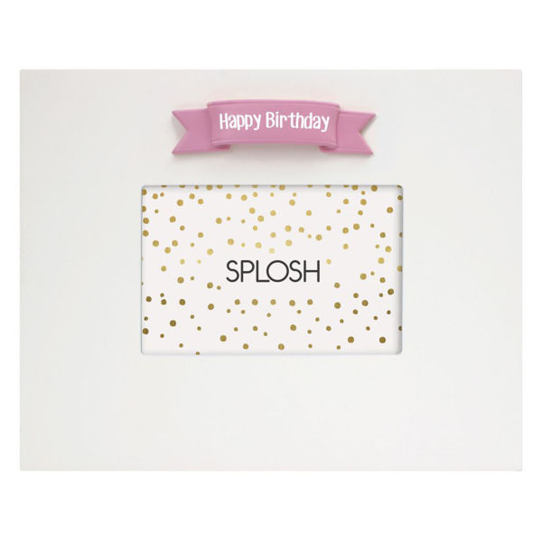 Picture of Happy Birthday Pink Signature Frame