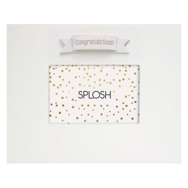 Picture of Congrats White Signature Frame