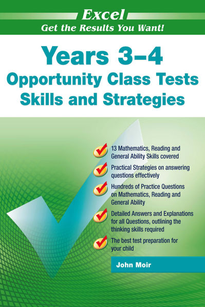 Picture of EXCEL TEST SKILLS - OPPORTUNITY CLASS TESTS SKILLS AND STRATEGIES YEARS 3