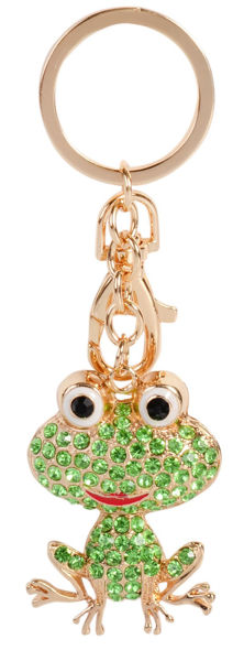 Picture of BLING ANIMAL KEYRING - FROG