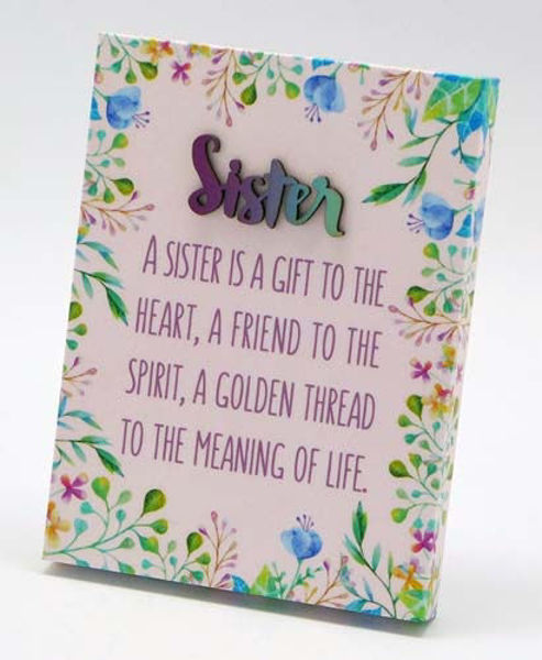 Picture of Spring Fever Plaque 14x10.5cm Sister