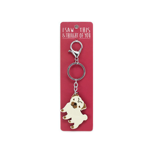 Picture of I Saw This Keyring - Pug