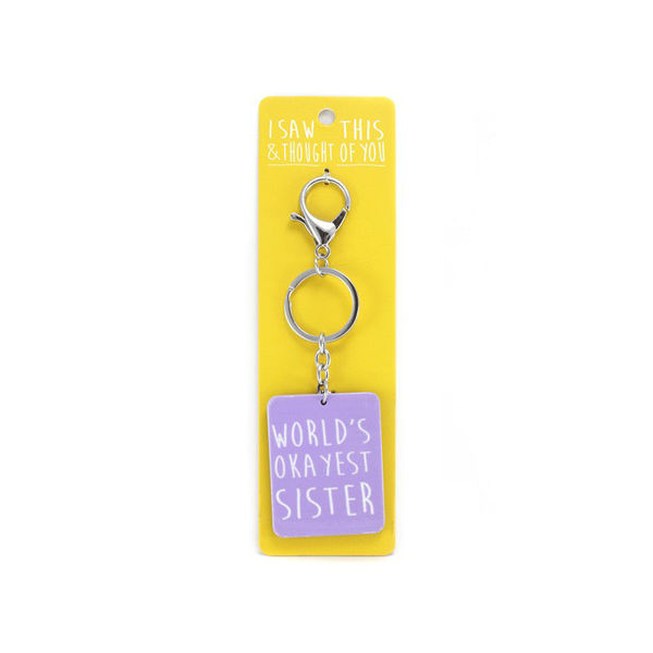 Picture of I Saw This Keyring - Worlds OKAYEST