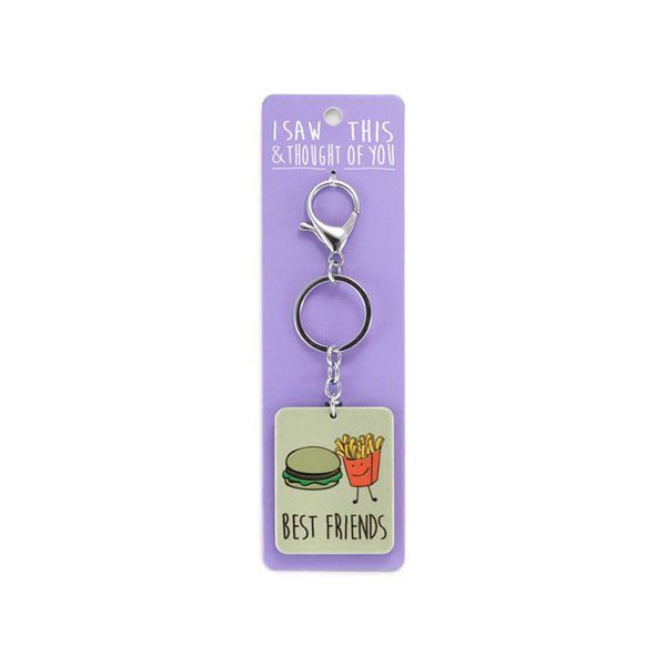 Picture of I Saw This Keyring - Best Friends Burger