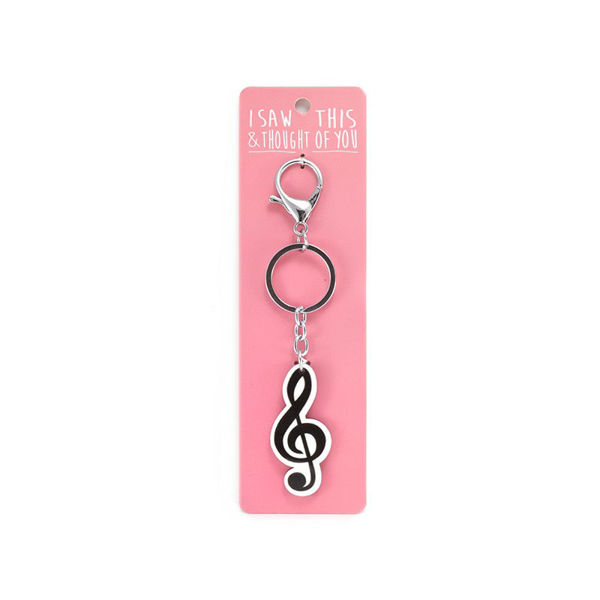Picture of I Saw This Keyring - Treble Clef