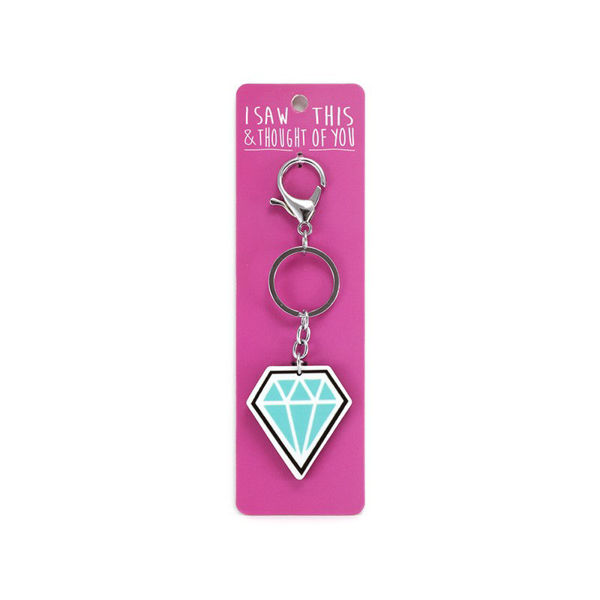 Picture of I Saw This Keyring - Diamond