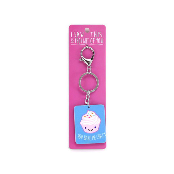 Picture of I Saw This Keyring - You Bake Me Crazy