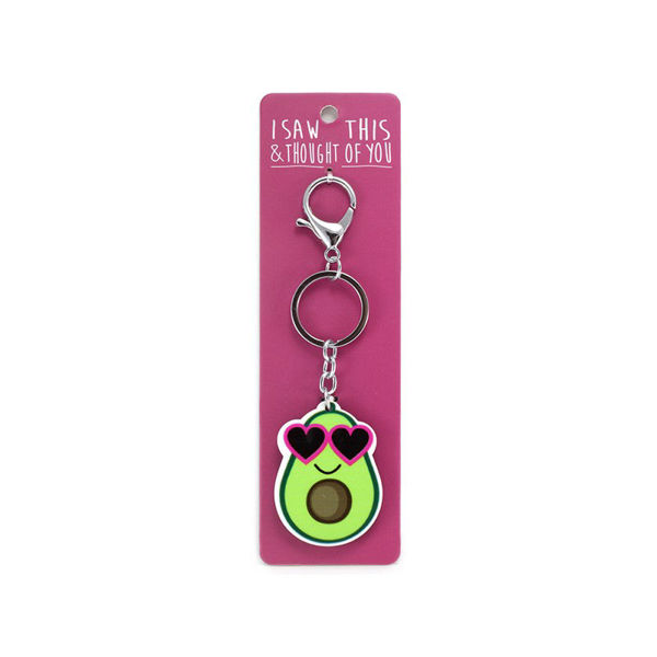 Picture of I Saw This Keyring - Avocado
