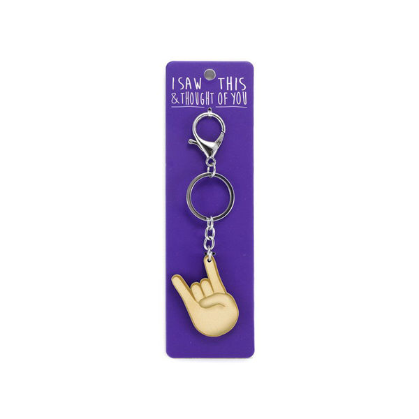 Picture of I Saw This Keyring - Rock Hand