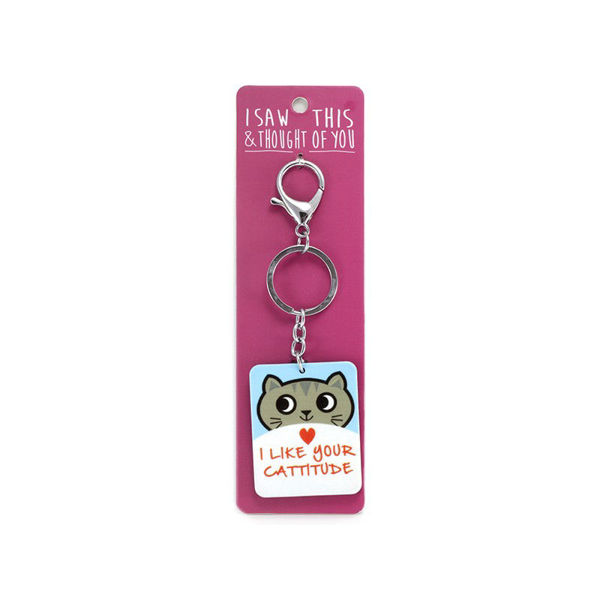 Picture of I Saw This Keyring - I Like Your Cattitu