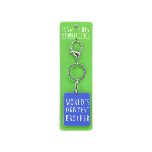 Picture of I Saw This Keyring - Worlds OKAYEST Brot