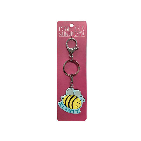 Picture of I Saw This Keyring - Bee Happy
