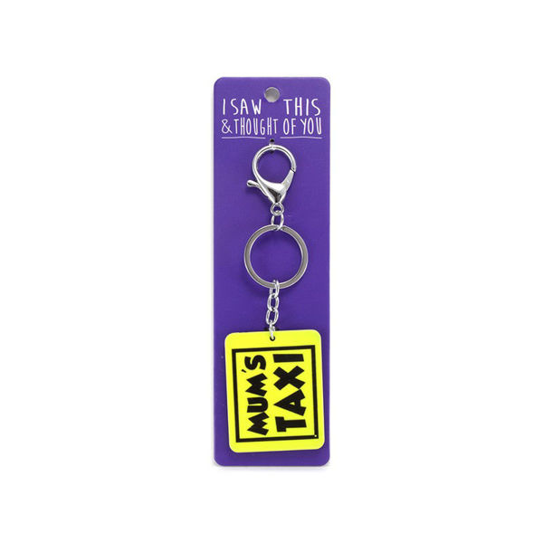 Picture of I Saw This Keyring - Mums Taxi