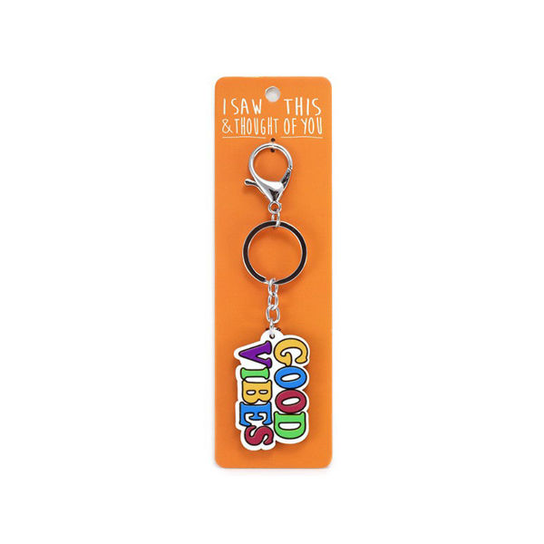 Picture of I Saw This Keyring - Good Vibes