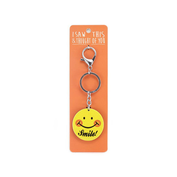 Picture of I Saw This Keyring - Smile
