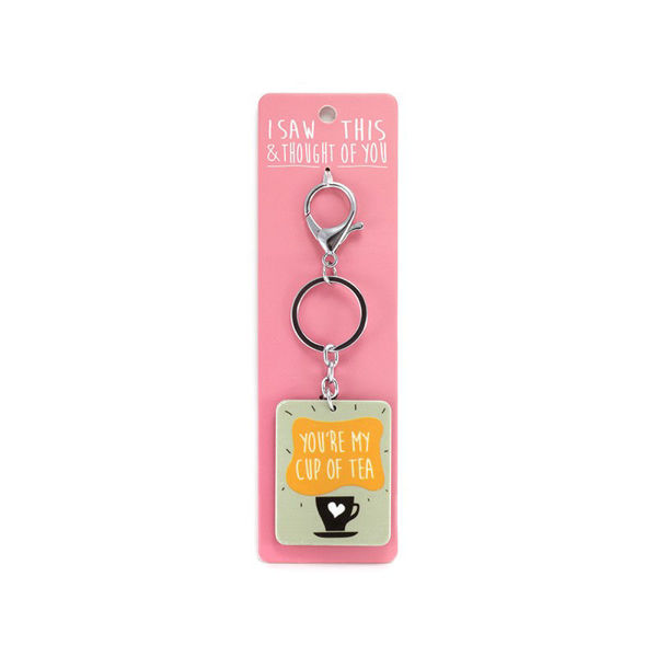Picture of I Saw This Keyring - You're My Cup Of Te