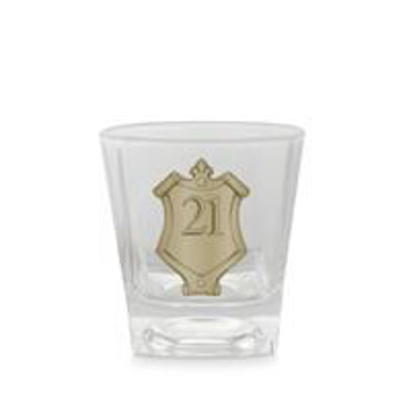 Picture of 21ST GOLD BADGE WHISKEY GLASS