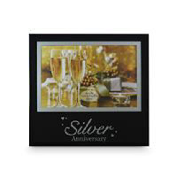 Picture of 25TH SILVER ANNIVERSARY FRAME 6X4