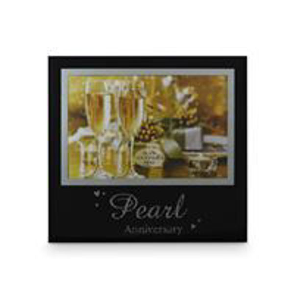 Picture of 30TH PEARL ANNIVERSARY FRAME 6X4