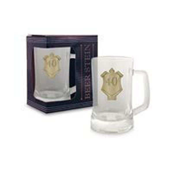 Picture of 40TH GOLD BADGE BEER STEIN