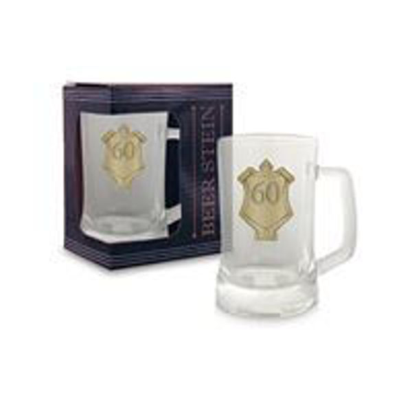 Picture of 60TH GOLD BADGE BEER STEIN