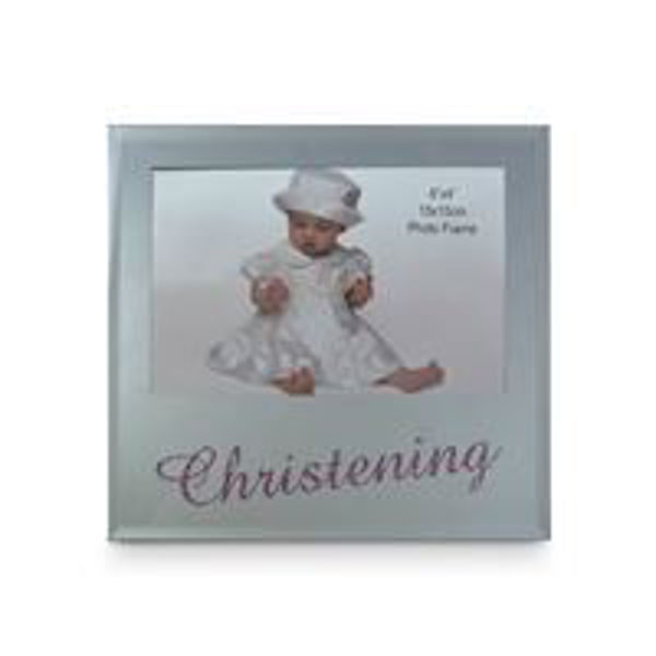Picture of CHRISTENING GIRL FRAME 6X4