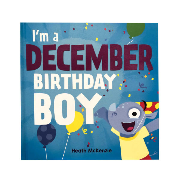 Picture of ITS MY BIRTHDAY BOOK BLUE - DECEMBER