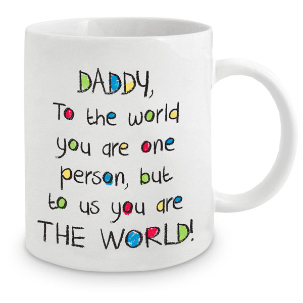 Picture of NOVELTY MUG DADDY CRAYON WORLD