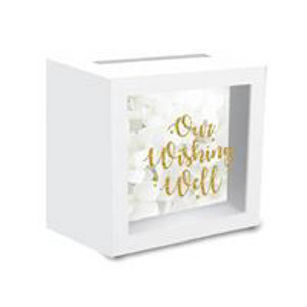 Picture of OUR WISHING WELL GOLD GLITTER MDF