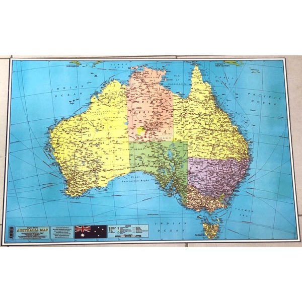 Picture of Educational Poster Australian Map