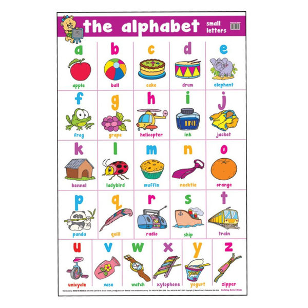 Picture of Educational Chart the alphabet (Small Letters)