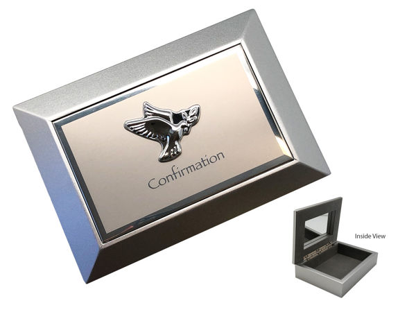 Picture of CONFIRMATION MEMORIES SILVER PHOTO BOX