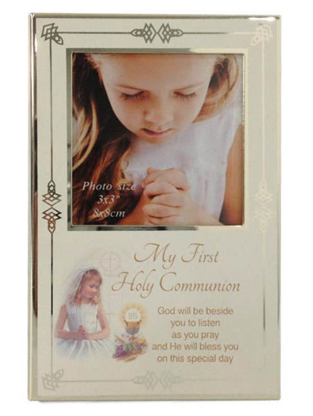 Picture of FIRST COMMUNION 3X3 FRAME - GIRL