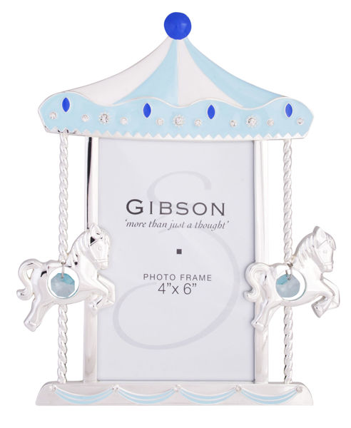 Picture of BABY CAROUSEL FRAME BLUE 4X6
