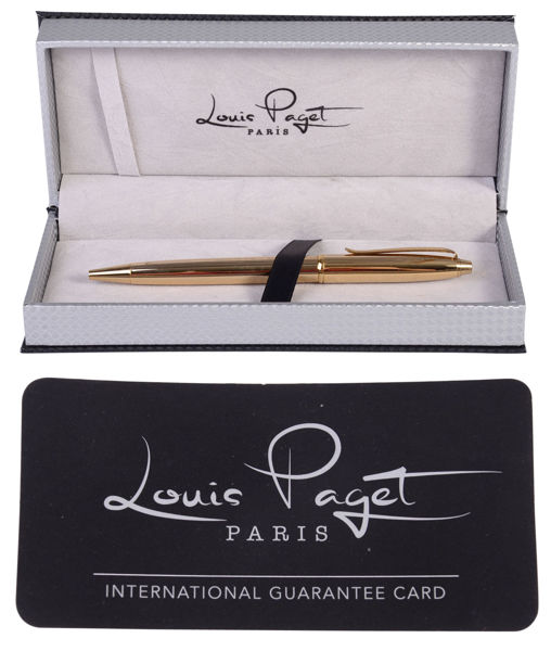 Picture of LOUIS PAGET SLIMLINE GOLD BALL PEN
