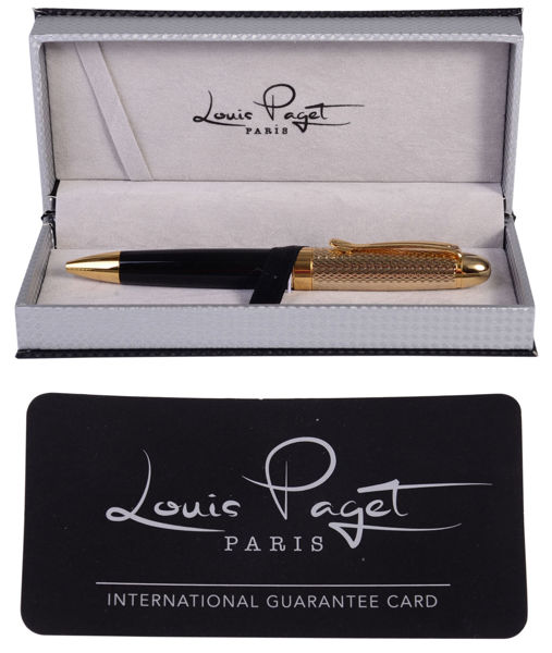 Picture of LOUIS PAGET GEOMETRIC GOLD BALL PEN