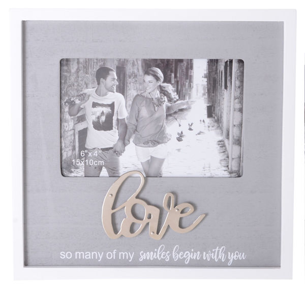 Picture of SENTIMENTS FRAME LOVE 6X4