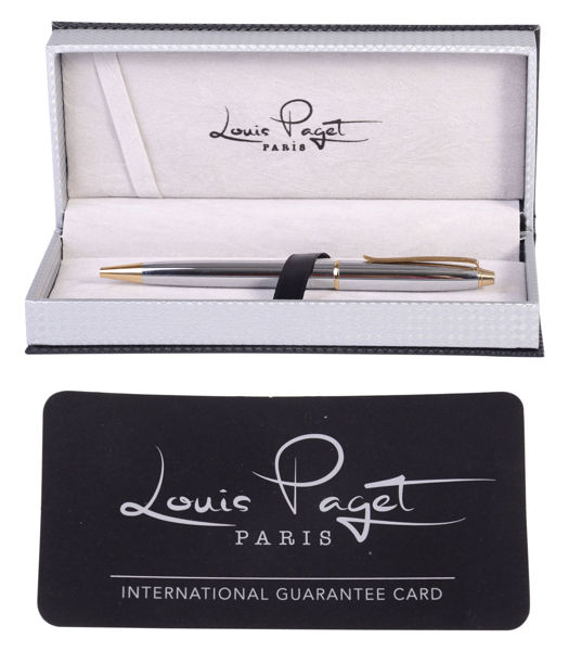 Picture of LOUIS PAGET SLIMLINE SILVER BALL PEN