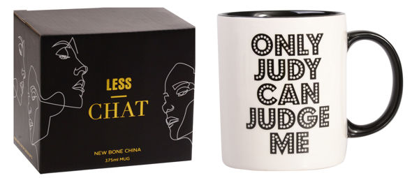 Picture of LESS CHAT MUG JUDGE JUDY