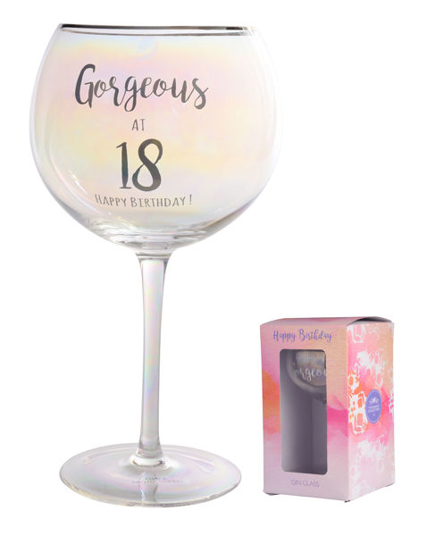 Picture of 18TH BIRTHDAY LUSTRE GLASS