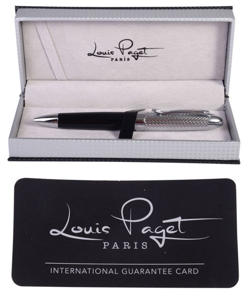 Picture of LOUIS PAGET GEOMETRIC SILVER BALL PEN