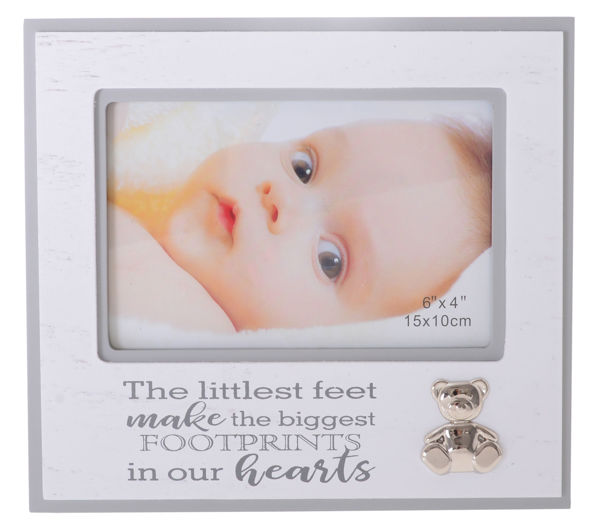 Picture of SILVER ICON FRAME BABY 6X4