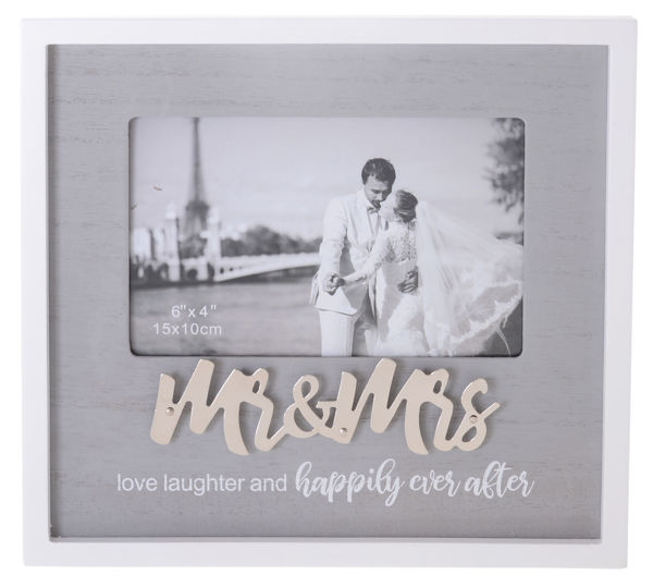 Picture of SENTIMENTS FRAME MR & MRS 6X4