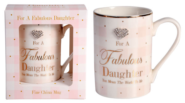 Picture of MAD DOTS FAB DAUGHTER MUG