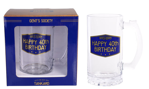 Picture of GENTS SOCIETY 40TH TANKARD