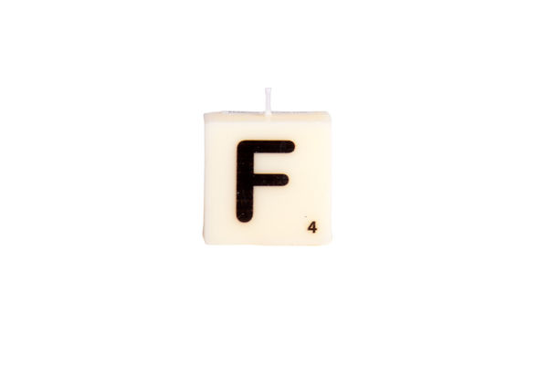 Picture of LETTER CANDLE - F