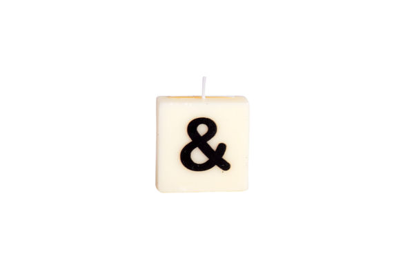 Picture of LETTER CANDLE - &