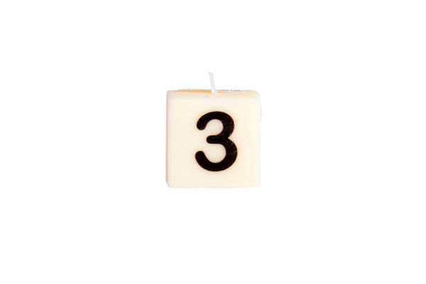 Picture of NUMBER CANDLE - 3